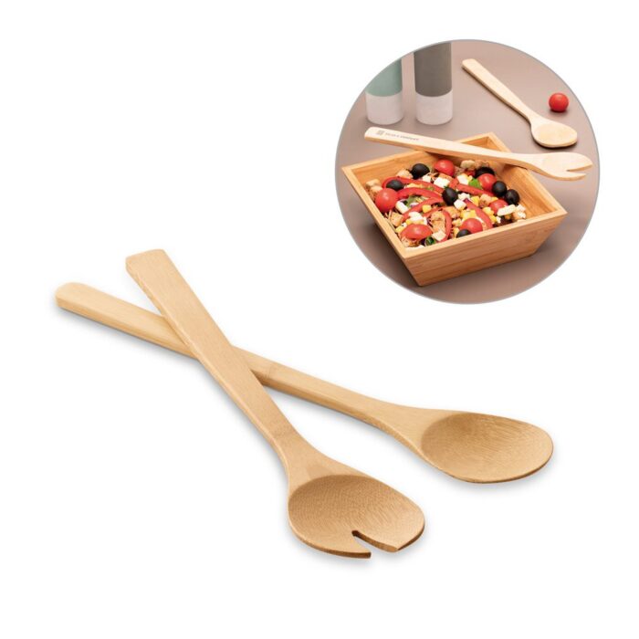 Conjunto de 2 talheres para salada - Imagem 1