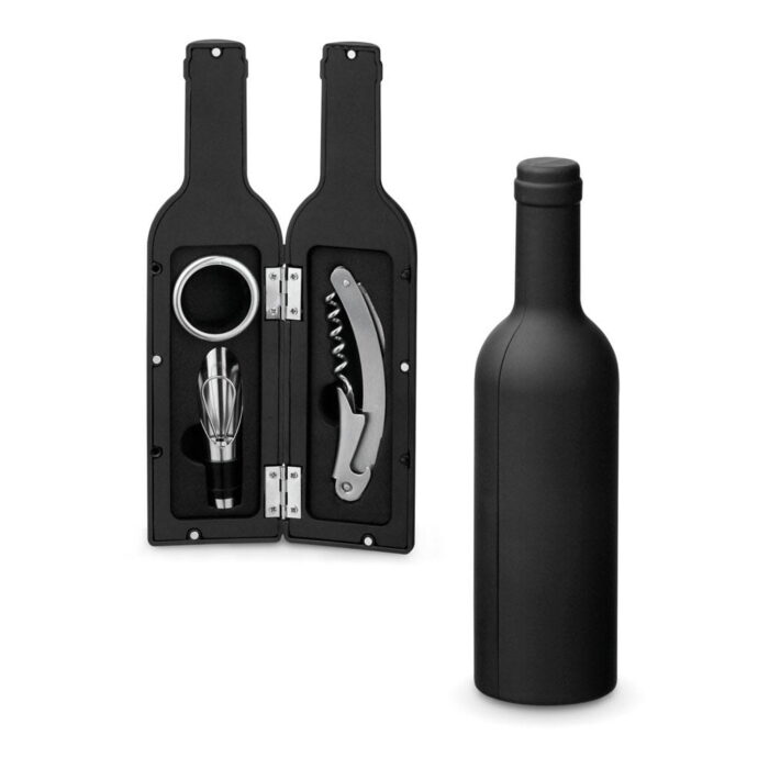 Conjunto para vinho em metal - Imagem 1