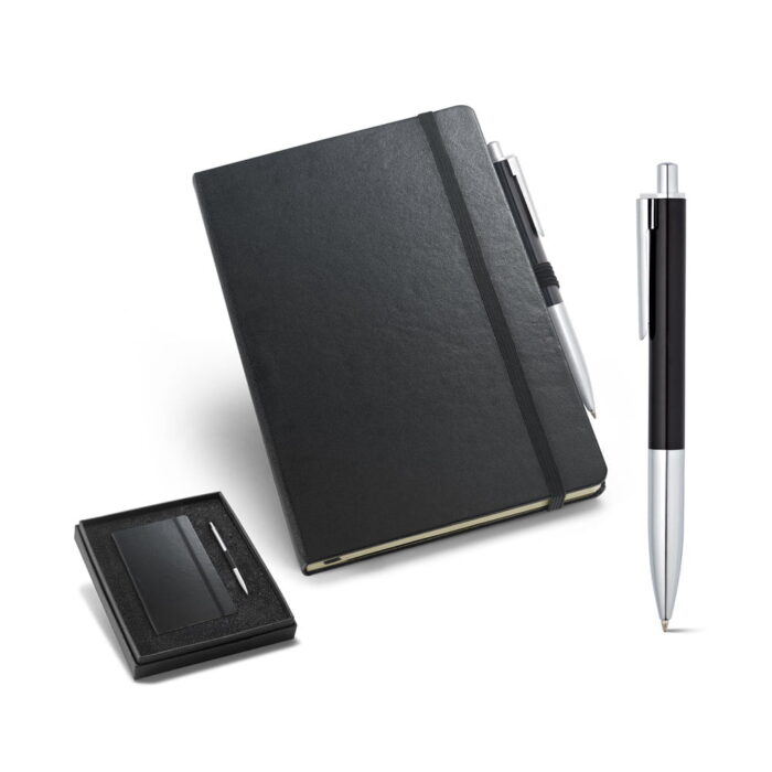 Kit de caderno e esferográfica - Imagem 1