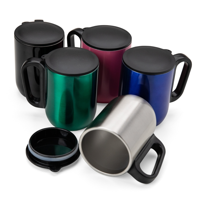 Caneca Inox Parede Dupla 230ml - Imagem 1
