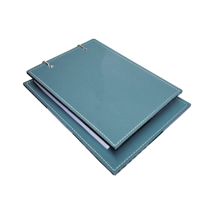 Porta Bloco Argola 200 Folhas Verde Musco - Imagem 1