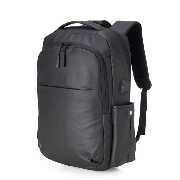 Mochila Couro Sintético USB 20 Litros - Imagem 1