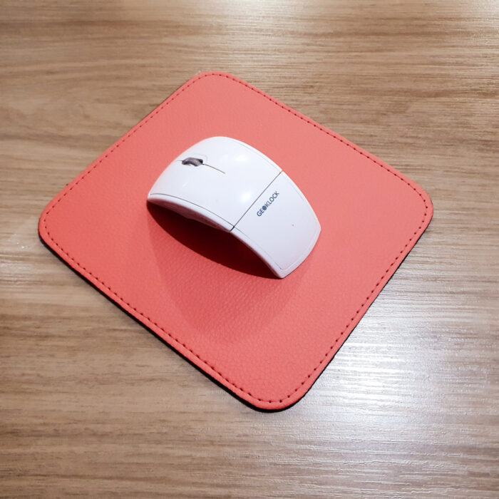 Mouse Pad Bi Color Vermelho & Café - Imagem 3