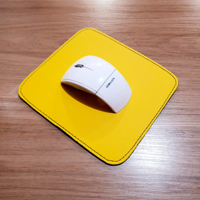 Mouse Pad Bi Color Amarelo & Preto - Imagem 3