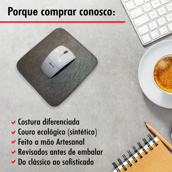 Mouse Pad Prata Velho - Imagem 4
