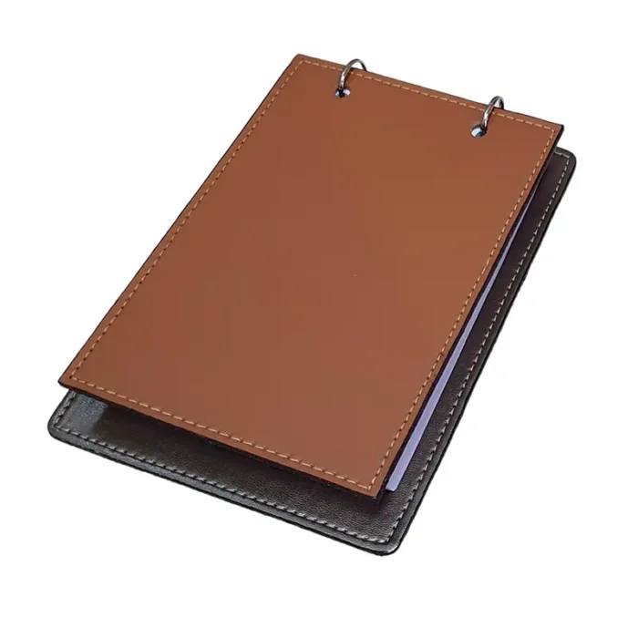 Porta Bloco Argola 200 Folhas Prata Velho & Castor - Imagem 2