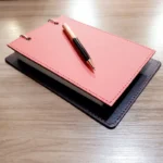 Porta Bloco Argola 200 Folhas Vermelho & Café - Imagem 2