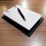 Porta Bloco Argola 200 Folhas Prata & Preto - Imagem 2