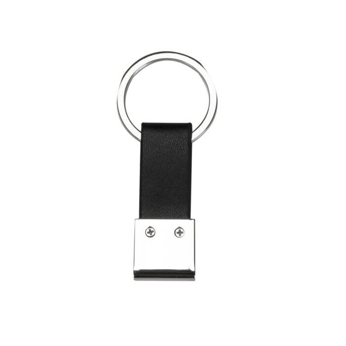 Chaveiro Metal com Couro - Imagem 2