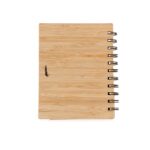 Bloco de Anotações Bambu com Caneta - Imagem 2
