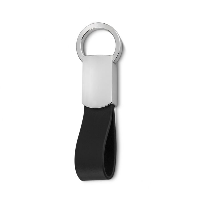 Chaveiro Metal com Couro - Imagem 1