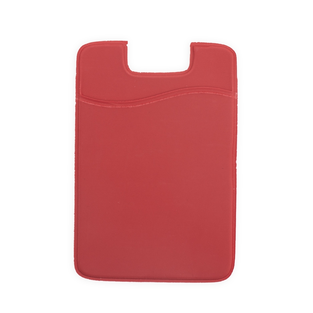 ADESIVO PORTA CARTÃO EMBORRACHADO PARA CELULAR- VERMELHO ADESIVO PORTA CARTÃO EMBORRACHADO PARA CELULAR- VERMELHO