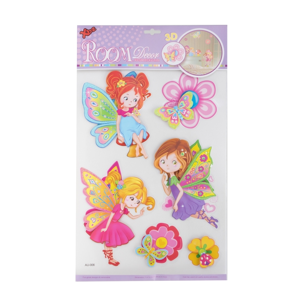 ADESIVO DECORATIVO FADA - ROSA ADESIVO DECORATIVO FADA - ROSA