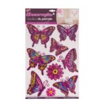 ADESIVO DECORATIVO BORBOLETAS - ROXO