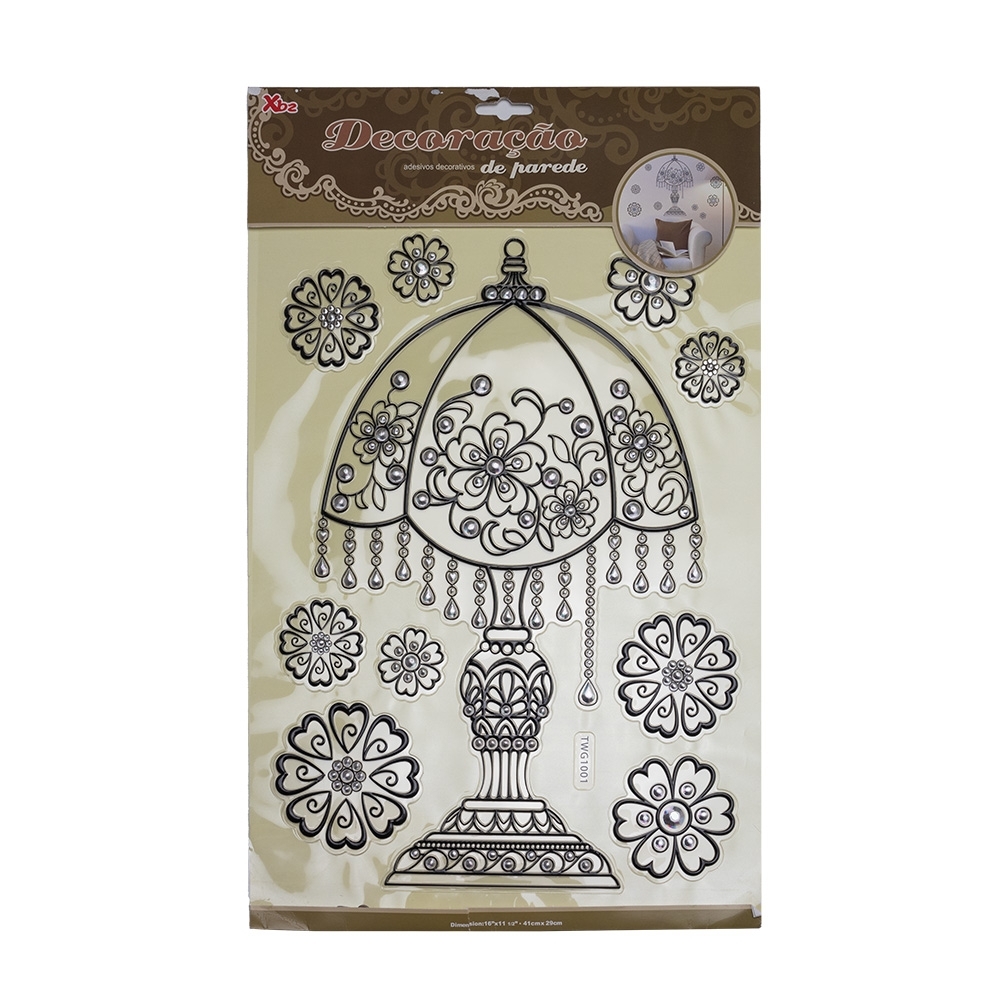 ADESIVO DECORATIVO ABAJUR- PRETO ADESIVO DECORATIVO ABAJUR- PRETO