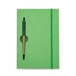 BLOCO DE ANOTAÇÕES C/ CANETA ECOLÓGICA - VERDE