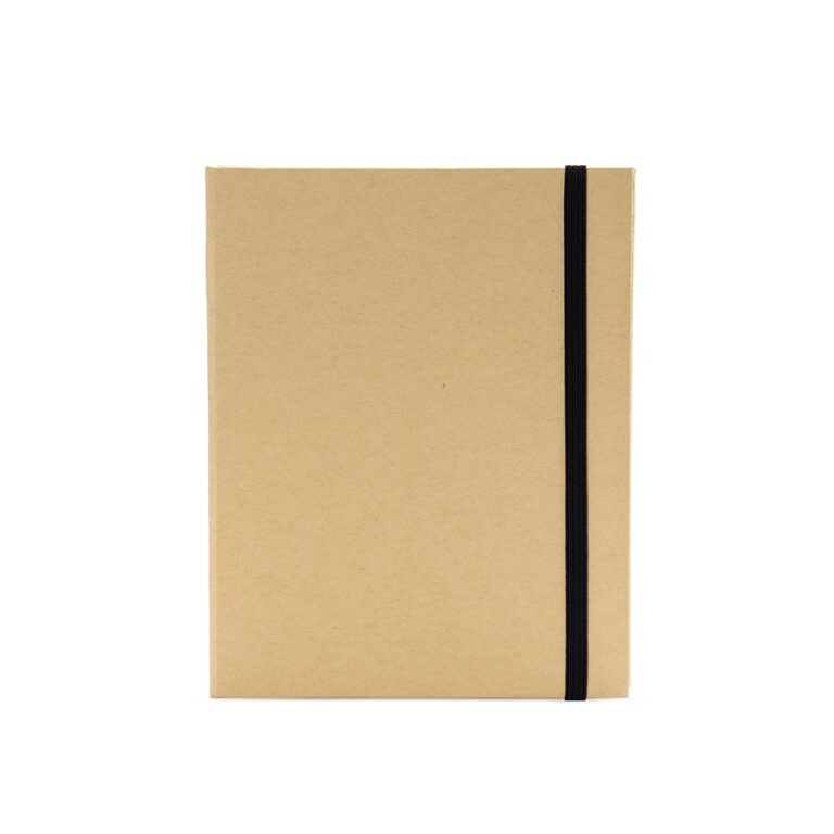 BLOCO DE ANOTAÇÕES COM 5 CANETAS- KRAFT