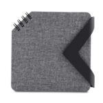 MINI CADERNO C/ FECHO MAGNÉTICO- CINZA