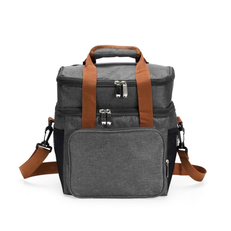 BOLSA TÉRMICA DUPLA 15L- CINZA