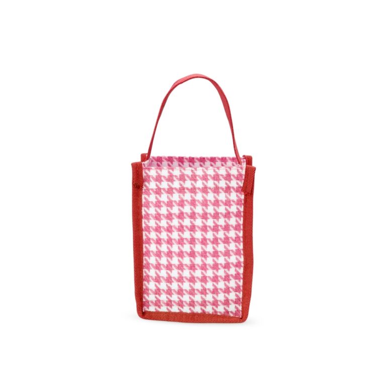 SACOLA COMPACTA DE POLIÉSTER- VERMELHO