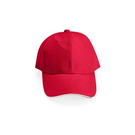 BONÉ POLIÉSTER ABA CURVA- VERMELHO