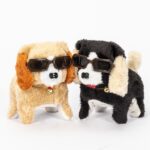 CACHORRO DE PELÚCIA ARTICULADO- AMARELO