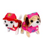 CACHORRO DE PELÚCIA ARTICULADO- AMARELO