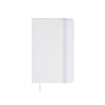 CADERNETA EMBORRACHADA S/ PAUTA- BRANCO