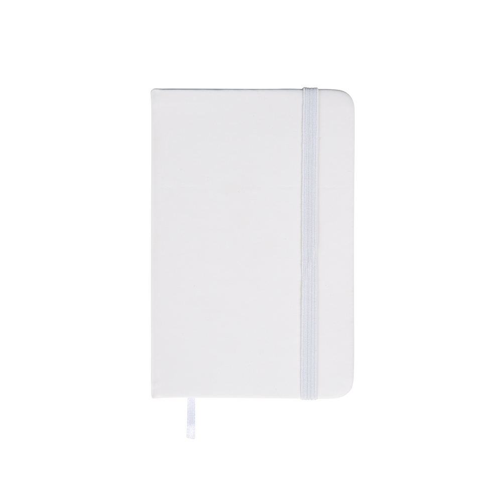 CADERNETA EMBORRACHADA S/ PAUTA- BRANCO CADERNETA EMBORRACHADA S/ PAUTA- BRANCO