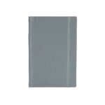 CADERNETA EMBORRACHADA COM WIRE-O- CINZA