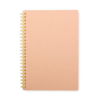 CADERNO KRAFT- AMARELO
