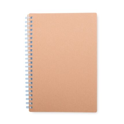 CADERNO KRAFT- AZUL