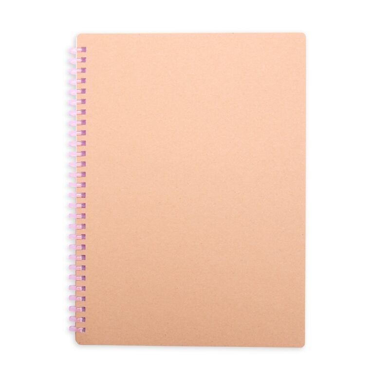 CADERNO KRAFT- ROXO
