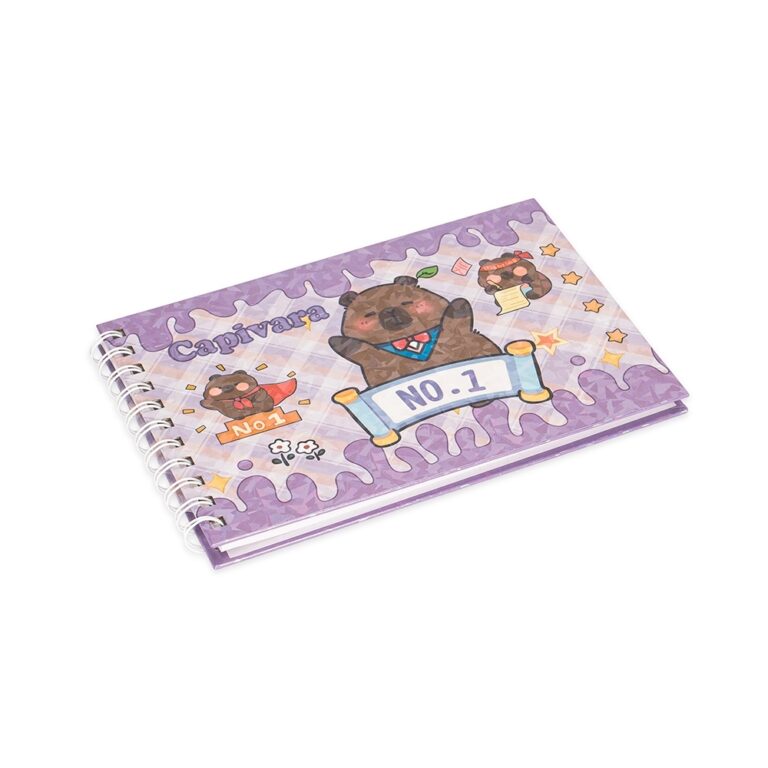 CADERNO PARA COLORIR CAPIVARA- COLORIDO