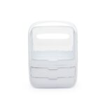 CAIXA ORGANIZADORA DE COSMÉTICOS- BRANCO