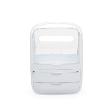 CAIXA ORGANIZADORA DE COSMÉTICOS- BRANCO