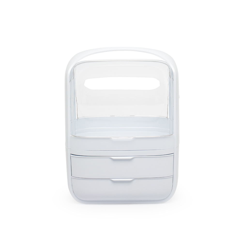 CAIXA ORGANIZADORA DE COSMÉTICOS- BRANCO CAIXA ORGANIZADORA DE COSMÉTICOS- BRANCO