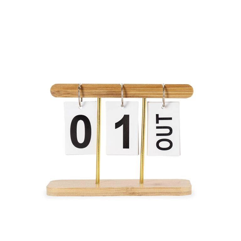 CALENDÁRIO PERMANENTE BAMBU- MADEIRA