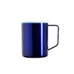 CANECA INOX PAREDE DUPLA 270ML- AZUL