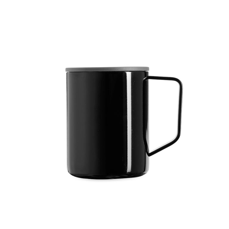 CANECA INOX PAREDE DUPLA 270ML- PRETO