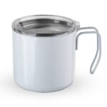 CANECA INOX PAREDE DUPLA 350ML- BRANCO