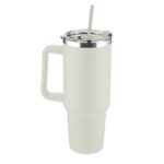 CANECA TÉRMICA C/ TAMPA E CANUDO 1,3L- BRANCO