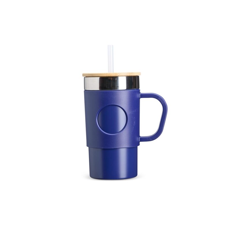 CANECA TÉRMICA 400ML- AZUL