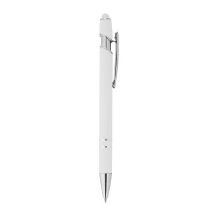 CANETA METAL TOUCH- BRANCO