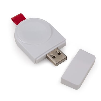 CARREGADOR POR INDUÇAO IWATCH- BRANCO