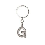 CHAVEIRO DE METAL LETRA G- PRATA