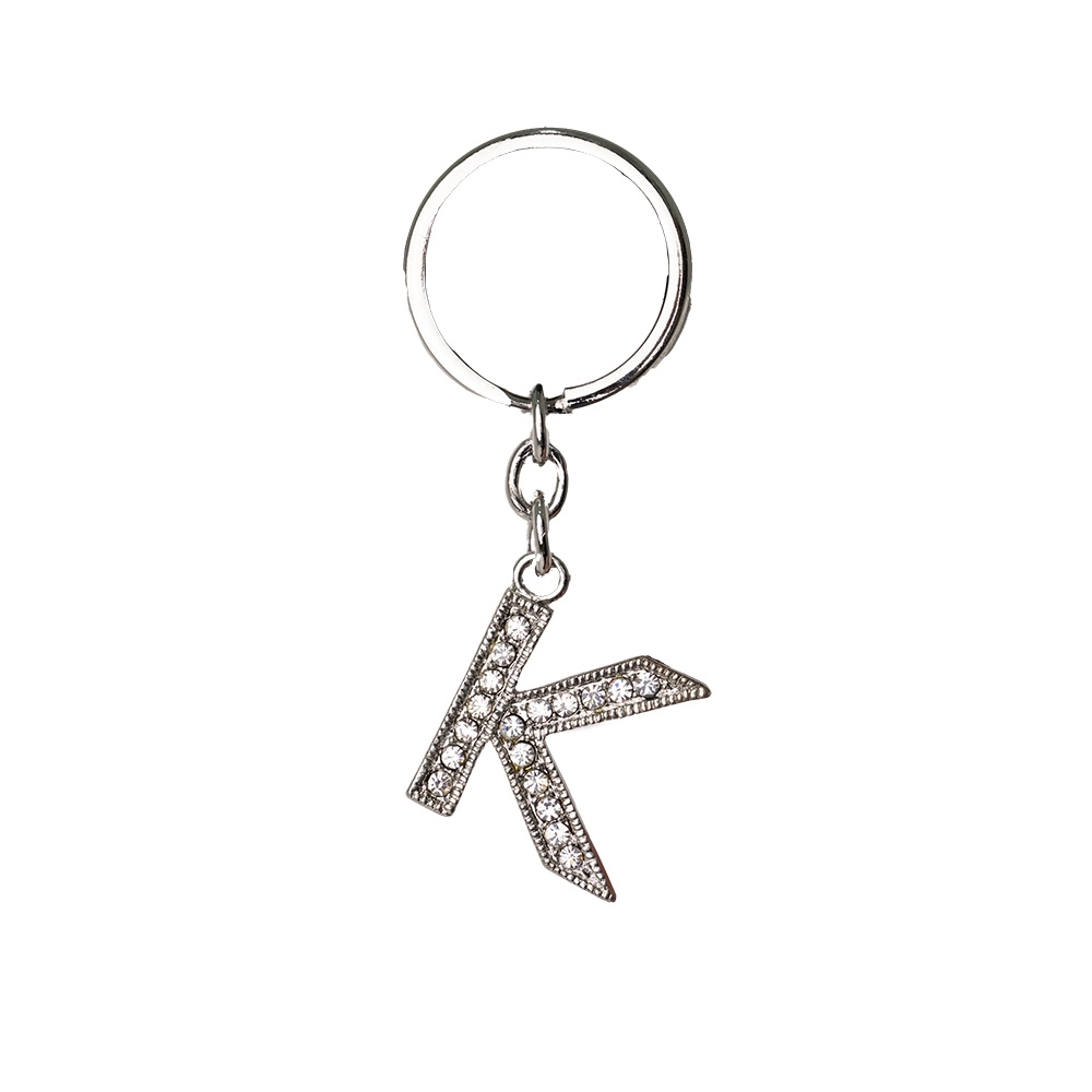 CHAVEIRO DE METAL LETRA K- PRATA CHAVEIRO DE METAL LETRA K- PRATA