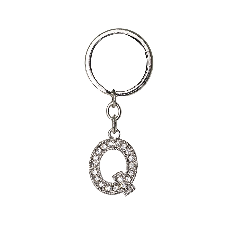 CHAVEIRO DE METAL LETRA Q- PRATA CHAVEIRO DE METAL LETRA Q- PRATA