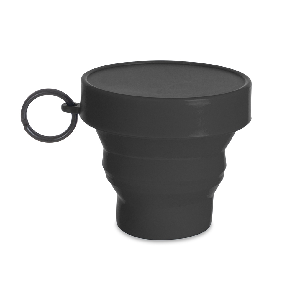 COPO RETRÁTIL EMBORRACHADO- PRETO COPO RETRÁTIL EMBORRACHADO- PRETO