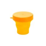 COPO RETRÁTIL DE SILICONE 150ML- AMARELO